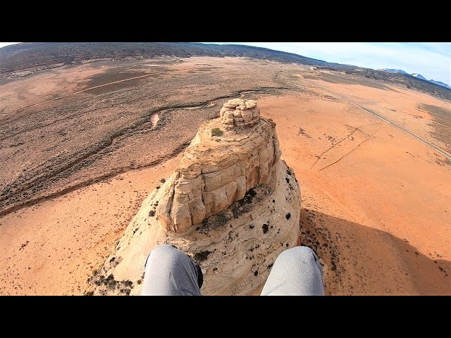 INSANE Spot Landing On The Top Of Church Rock In Moab Utah!!