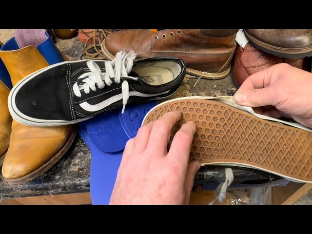 Old Skool Vans Sneaker Repair : Regluing the Sole Edge Foxing