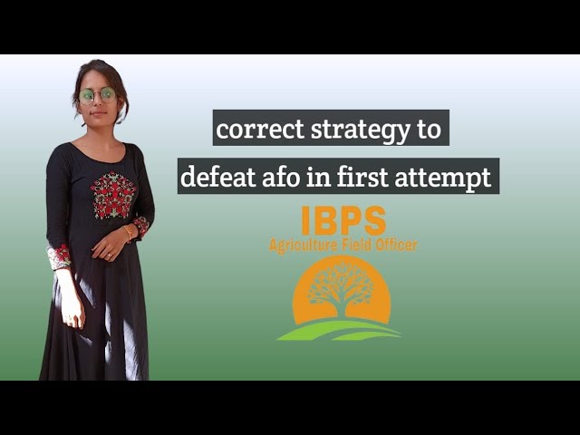 How to crack ibps afo in first attempt meet ms. - Dipti soni