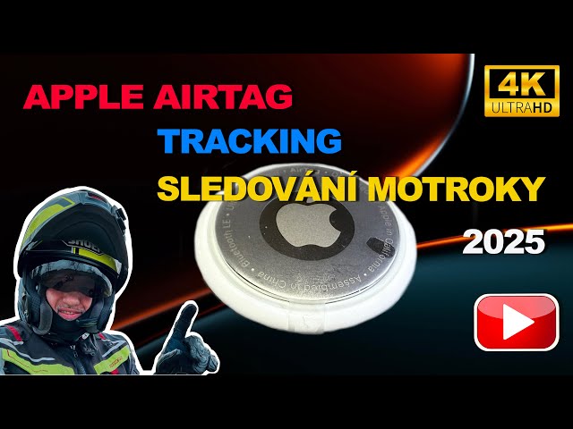 🛵 AirTag jako tajný GPS tracker na motorku? Unboxing & Test! 🎯