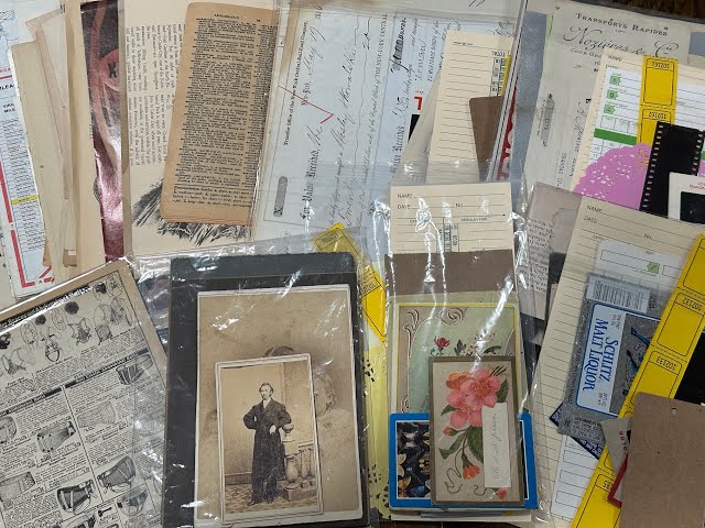 Junk Journal Haul - Introducing "Opa Attic" - #supportsmallbusiness