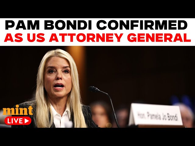 LIVE | US Senate Confirms Trump Pick Pam Bondi As Attorney General | Pam Bondi News | USA | Trump