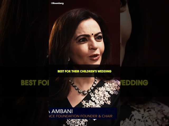 Nita Ambani on wedding 👏