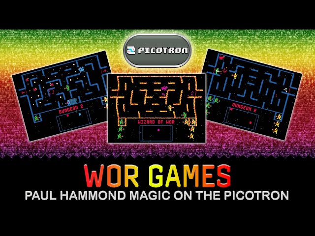 Wor Games - the Picotron shines with another classic from Paul Hammond with commentary