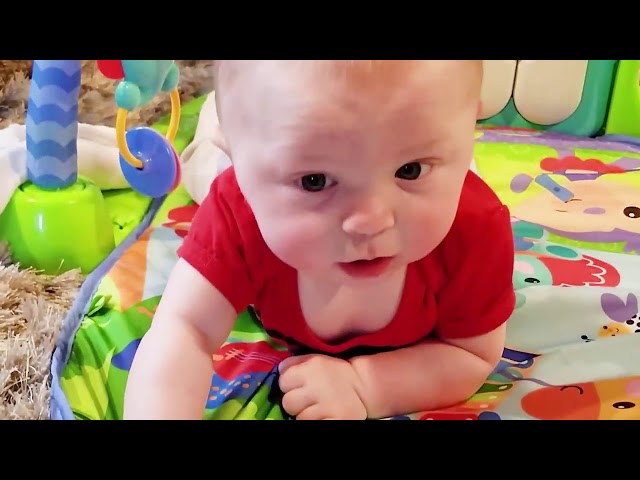 Baby and Cat Fun and Fails   Funny Baby Video