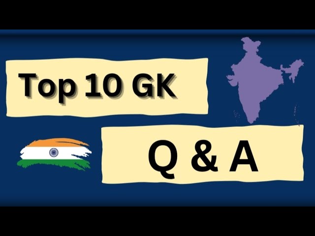 Top 10 INDIA GK question and answer | GK questions & answers | GK - 5 | GK question | GK Quiz |GK GS