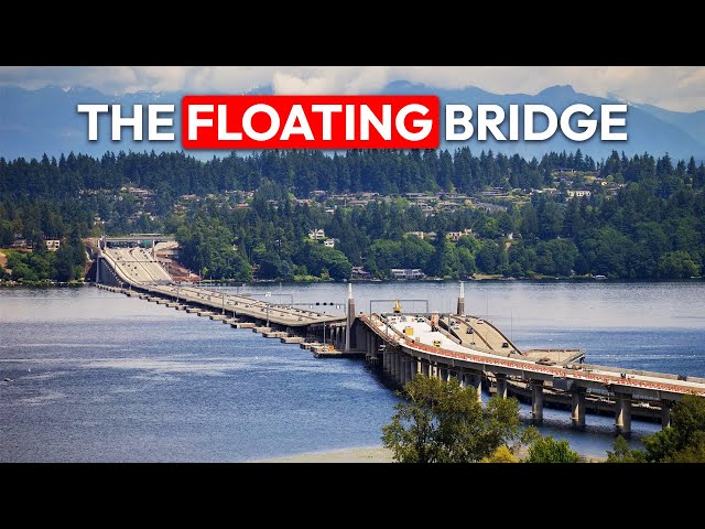 The World’s Longest Floating Bridge that Defies Gravity | Evergreen Point Bridge