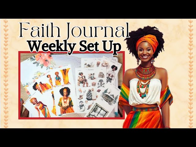 Faith Journal Weekly Set Up