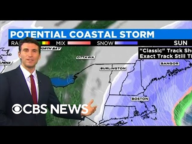 Nor'easter could slam U.S. this weekend