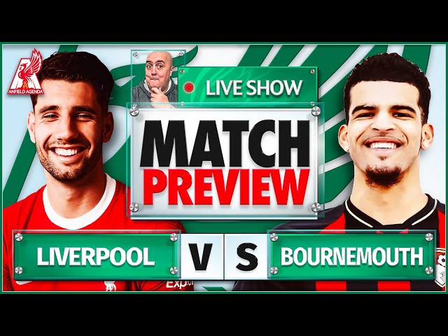 LIVERPOOL vs BOURNEMOUTH! Starting XI Prediction & Preview | Liverpool FC News