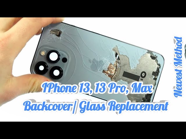 IPhone 13 Pro / Max Back Glass Replacement - DoItYourself Tutorial