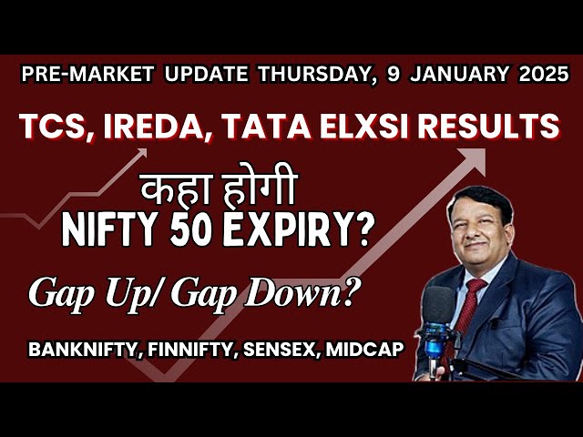 GAP UP/GAP DOWN PRE-MARKET UPDATE TODAY NIFTY 50 EXPIRY SENSEX FINNIFTY BANKNIFTY MIDCAP THU 9 JAN