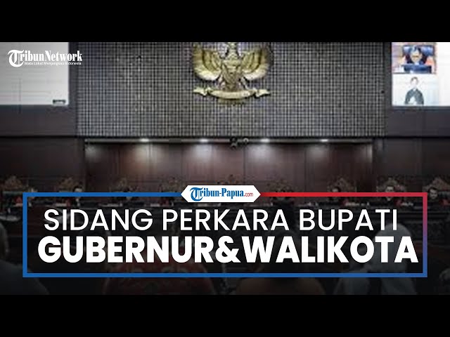 Sidang Perkara PHPU Gubernur, Bupati dan Walikota, Selasa, 04 Februari 2025 (Sesi I)