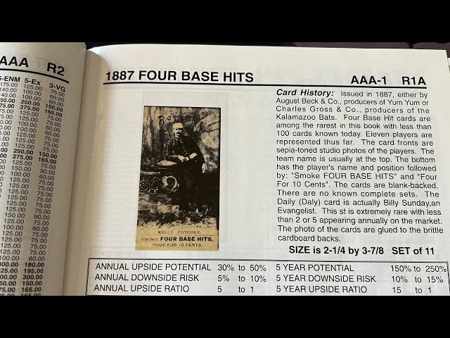 History of Vintage Baseball Cards - 19th Century sets