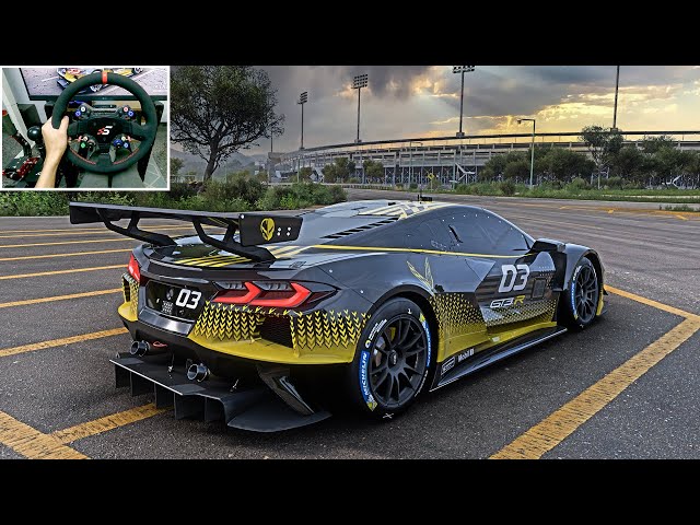 700HP Chevrolet Corvette C8.R - Forza Horizon 5 | Simagic Alpha Ultimate gameplay