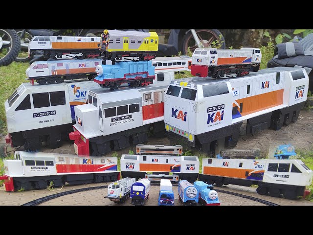 Mencari, Menemukan dan Menjalankan Miniatur Kereta Api Kayu CC206, CC201, CC203, Kereta Railking