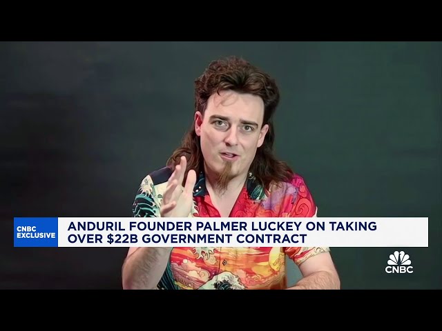 Anduril Founder Palmer Luckey talks $22 billion government contract