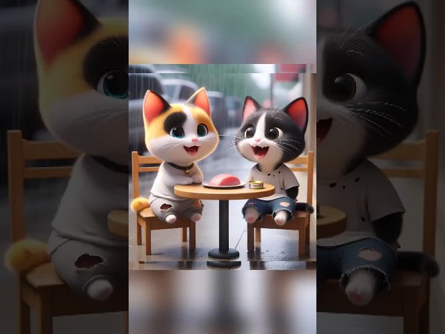 True Friends  🐈‍⬛ #truefriends #cats #friendship #shorts #ytshorts