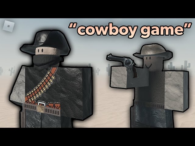 The most realistic cowboy game on Roblox. (it's amazing)