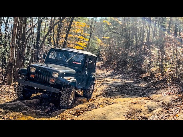 Brown Mountain OHV North Carolina - Jeep Wrangler YJ Off Roading and Camping