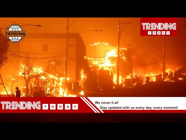 🔥 California Wildfires Engulf Los Angeles: Interactive Maps & Latest Updates 🌍 | Trending Today