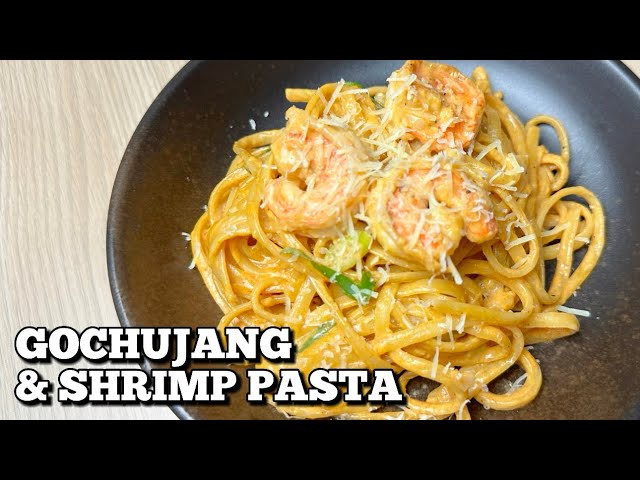 GOCHUJANG SHRIMP PASTA