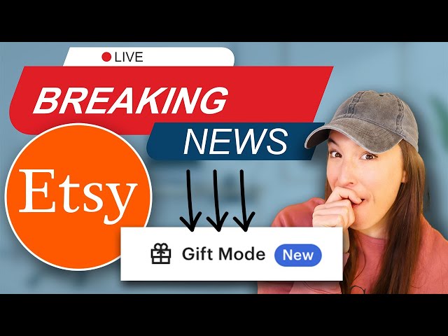 JUST ANNOUNCED (you're gonna want to watch this): Etsy's brand new AI tool, Etsy GIFT MODE