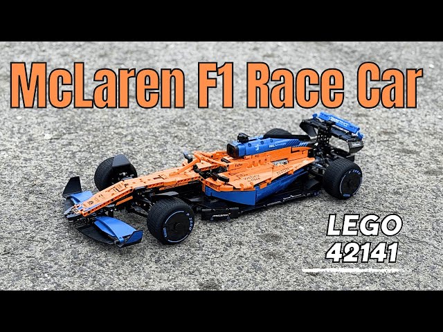 LEGO Technic 42141 2022 McLaren Formula 1 Race Car - Speed Build & Review