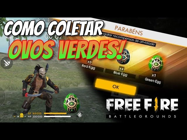 SAIU COMO COLETAR OVOS VERDES NO #FREEFIRE - EVENTO DE PASCOA