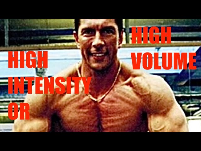 HIGH INTENSITY VS HIGH VOLUME TRAINING