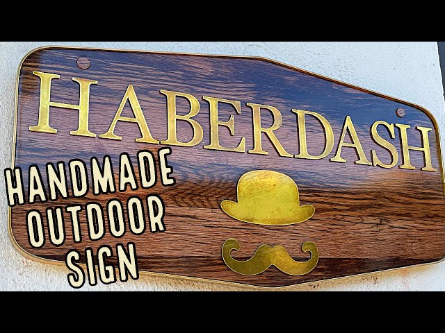 Hand Made Rustic Outdoor Sign