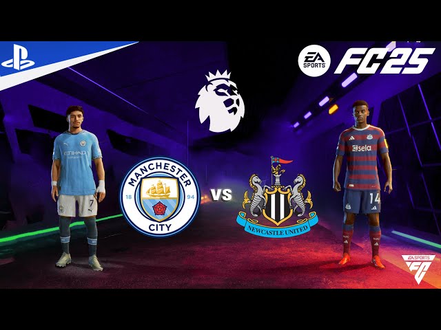 FC 25 - Manchester City vs Newcastle united - Premier League 2024-25 Match | PS5™ Gameplay | 4K