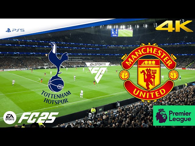 Tottenham vs Manchester United | Premier League | EA FC 25 | PS5™ 4K HD