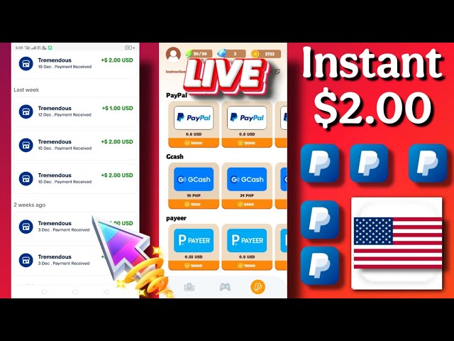 Real Money Making Apps 2024 | PayPal Earning App Instant Payment | Apps That Pay You Real Money