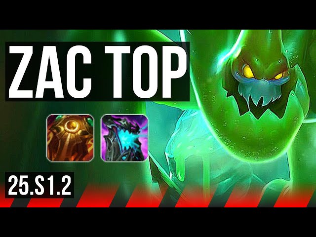 ZAC vs YONE (TOP) | 4/2/8 | KR Master | 25.S1.2