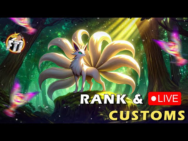 RANKED & CUSTOMs🔴Saturday fun time | SoloQ & .?? | Pokemon Unite LIVE