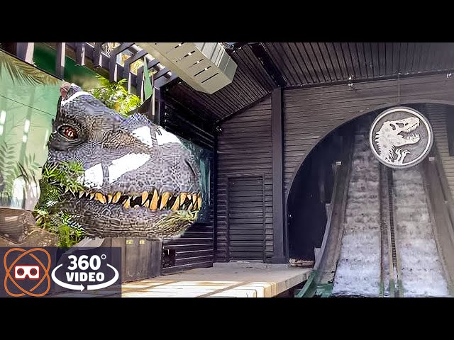 [360] Jurassic World Movie Ride | Universal Studios Hollywood