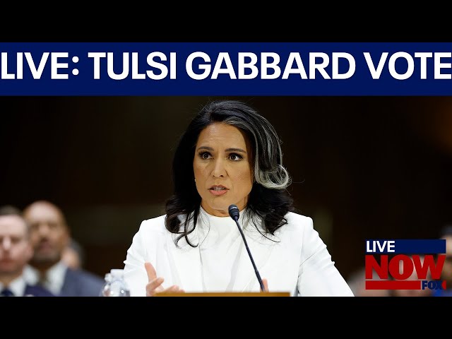 LIVE: Tulsi Gabbard confirmation vote for director of national intelligence