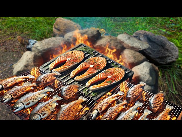 The Art of Gourmet Salmon Over an Open Fire