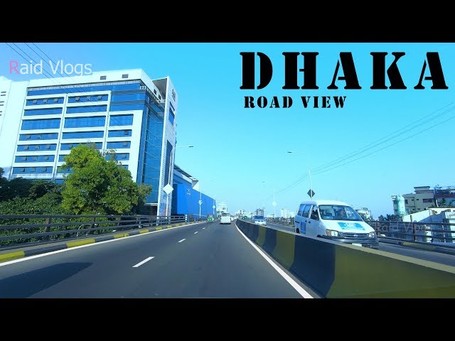 Dhaka City Road View | Old Airport to Banani