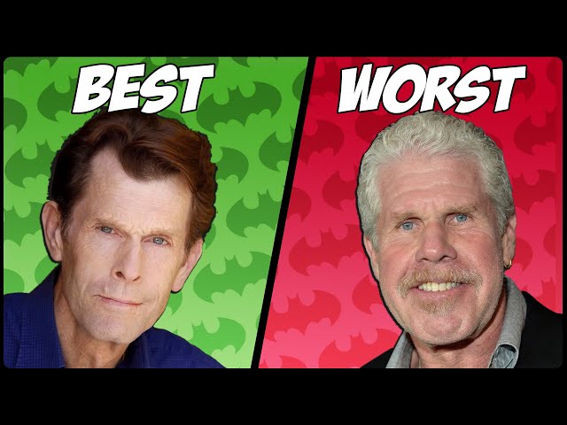 BEST and WORST Batman Voice Actors