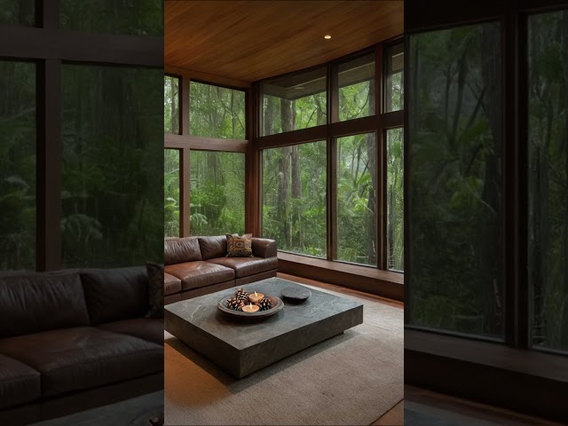 Ultimate Relaxing Day: Rainy Day #relax #fireplace#stressrelief #rain #lofi #relaxingmusic #home