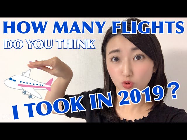 【Travel Blogger】# of Flights Travel Blogger Takes in a Year【Traveler】