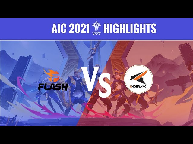 Highlights: Team Flash vs UndeRank | AIC 2021 Group Stage Day 6