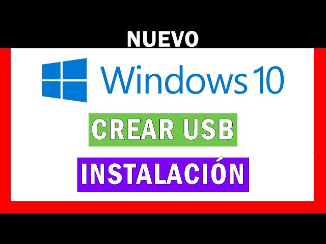 🔴 Cómo CREAR y usar una USB Bootable de Windows 10 ✅ (Imagen ISO OFICIAL y LEGAL)