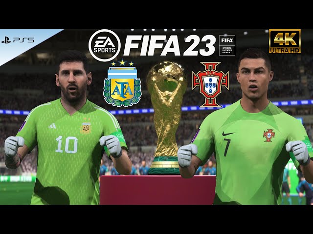 MESSI or RONALDO? Who is better goalkeeper? ARGENTINA vs PORTUGAL, PS5, 4K