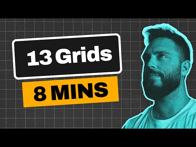 Learn EVERY Graphic Design Grid In 8 Minutes!