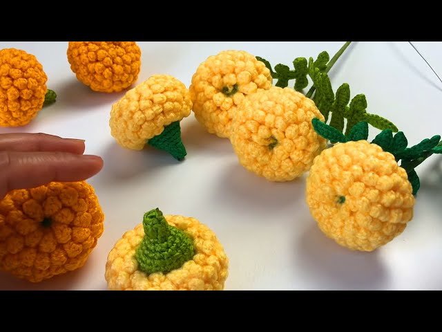 Crochet Marigold Flower Pattern - Sayapatri Flower or Tagetes