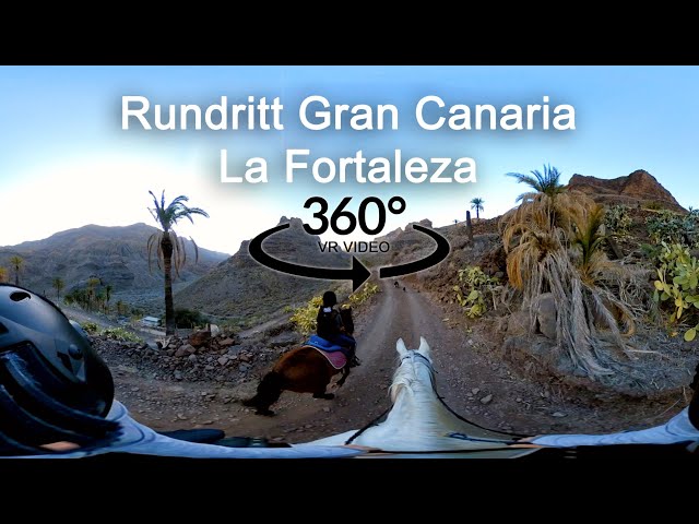 Rundritt La Fortaleza de Ansite Reiten Horse Riding 360 Grad VR