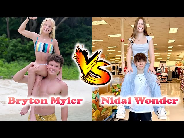 Bryton Myler VS Nidal Wonder Stunning Transformation | From Baby To Now Years Old